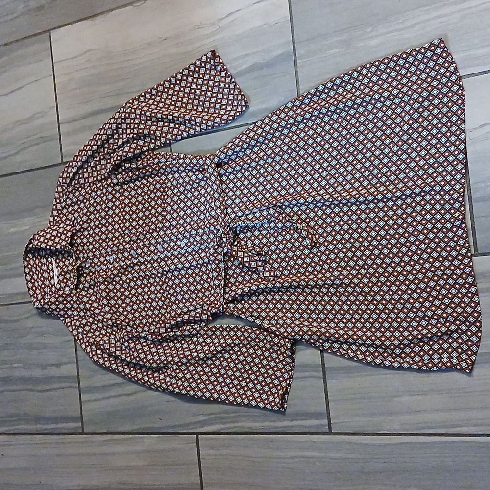 Sophie Max Brown Long Sleeve Shirt Dress - Picture 6 of 8